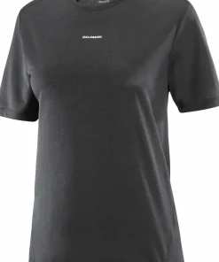 Salomon Women's Shkout Core Short Sleeve Tee Deep Black