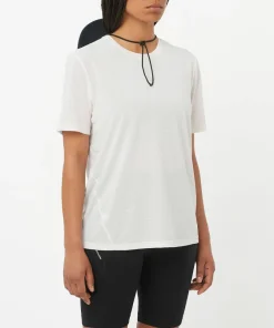 Salomon Women's Shkout Core Short Sleeve Tee Whisper White