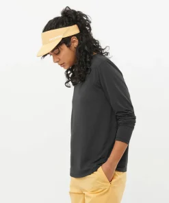 Online Women's Shkout Core Long Sleeve Tee Deep Black Träningskläder Dam