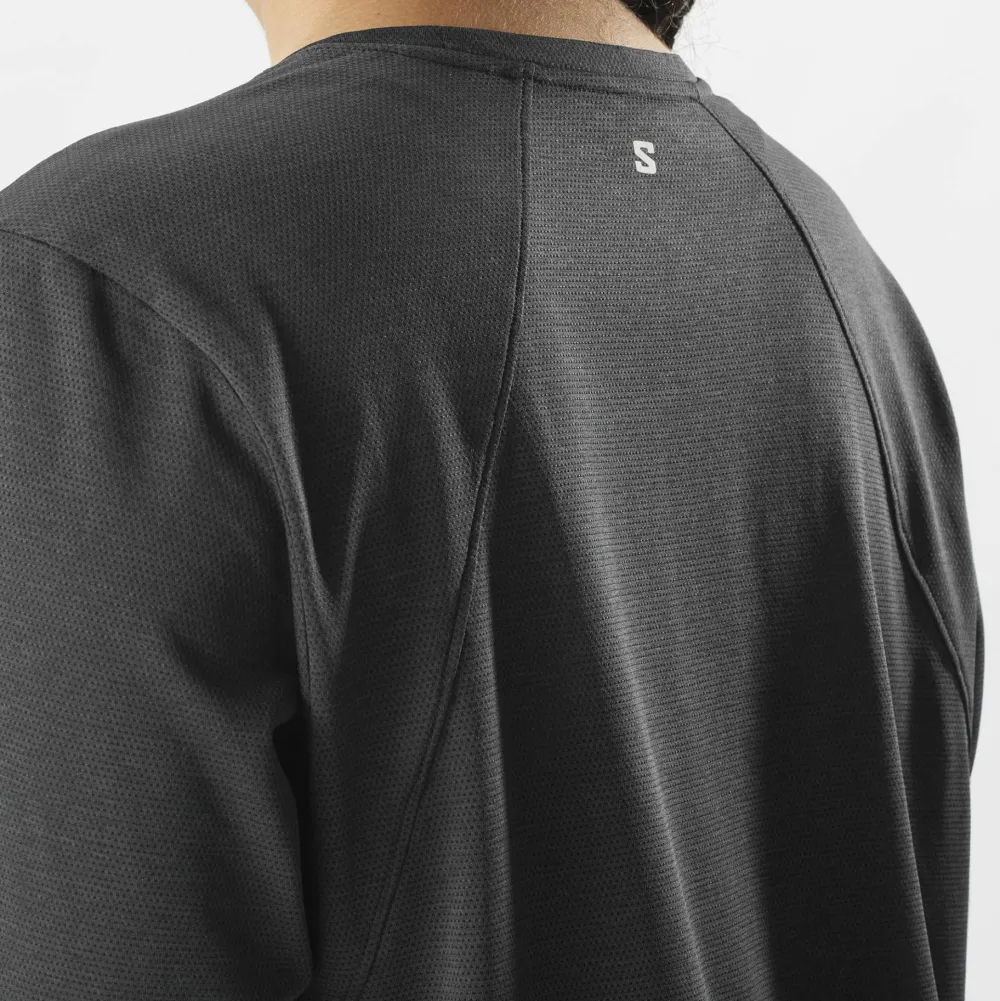 Online Women's Shkout Core Long Sleeve Tee Deep Black Träningskläder Dam