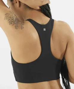Salomon Women's Shkout Core Bra Deep Black Deep Black/ Clearance