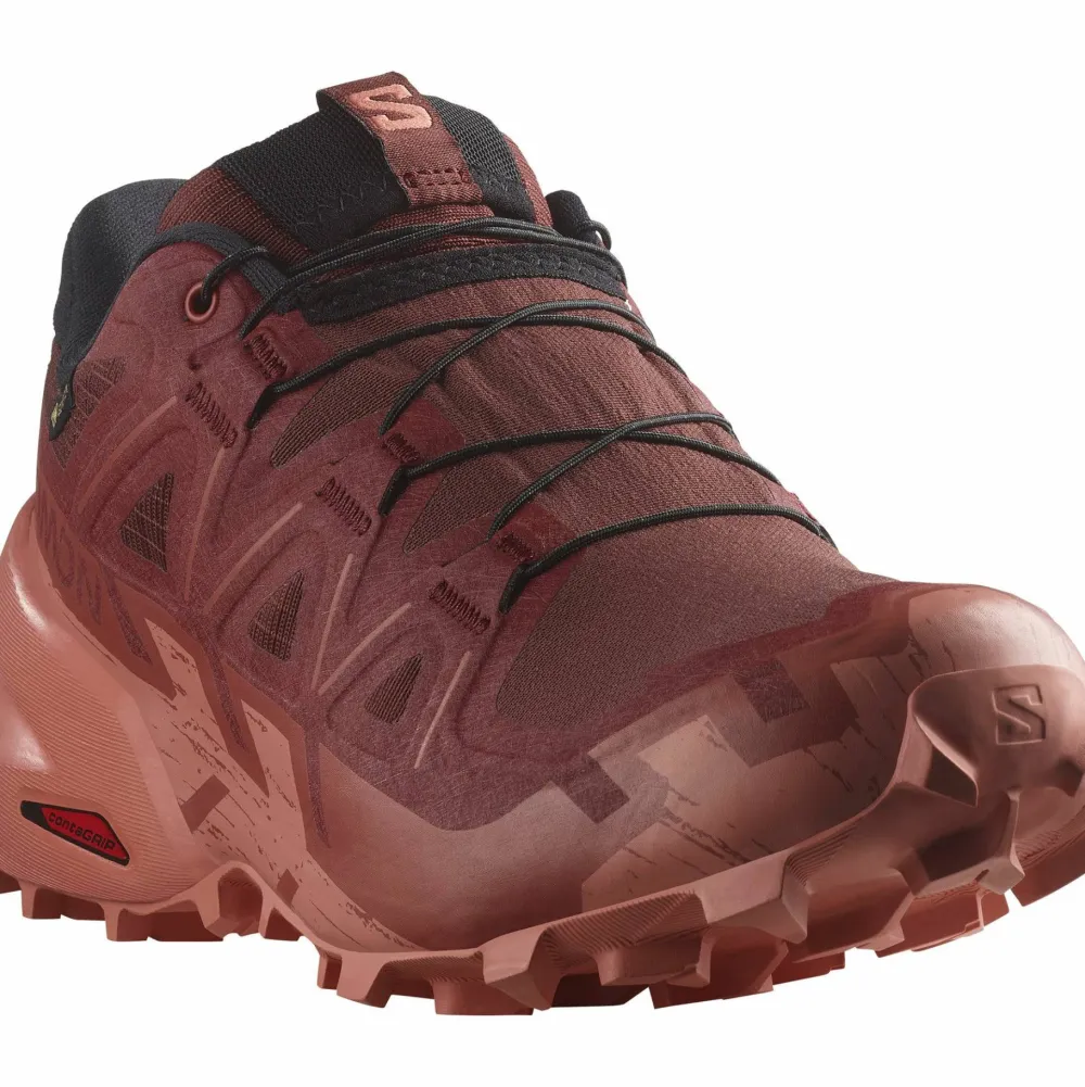 New Women's Speedcross 6 GORE-TEX Rum Raisin/Barn Red/Canyon Clay Löparskor Dam