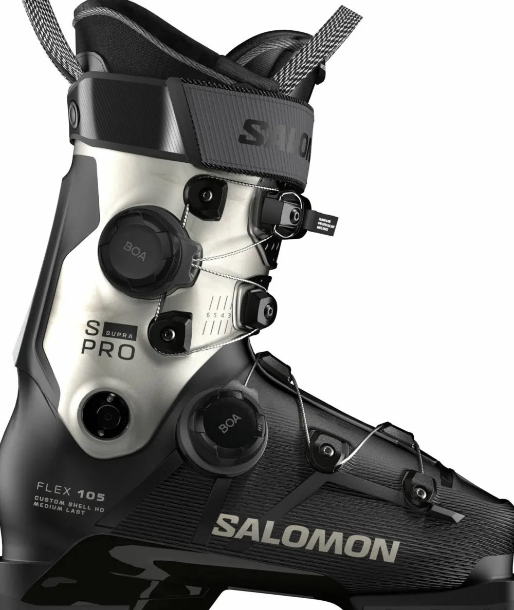Salomon Women's S/Pro Supra Dual BOA 105 Black/Light Bronze Met./Black Black / Light Bronze Met. / Black Outlet