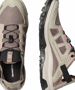 Salomon Women's Techamphibian 5 Silver Sage/Iron/Knockout Pink Online