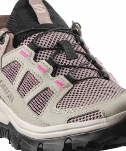 Salomon Women's Techamphibian 5 Silver Sage/Iron/Knockout Pink Online