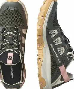 Salomon Women's Techamphibian 5 Peat/rainy Day/hyma Pink