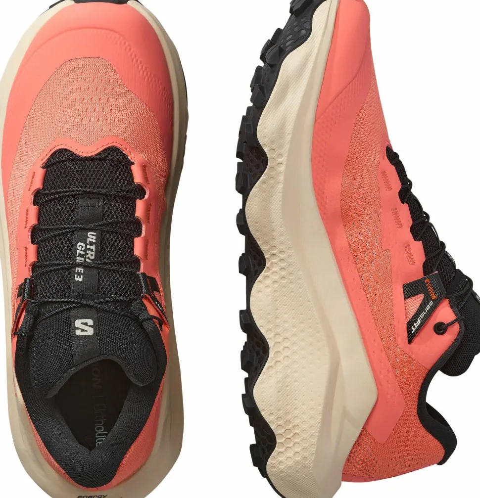 Salomon Women's Ultra Glide 3 Fusion Coral/tender Peach/black