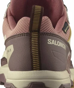 Salomon Women's X Ultra 5 GORE-TEX Burlwood/French Roast/Rattan Hot