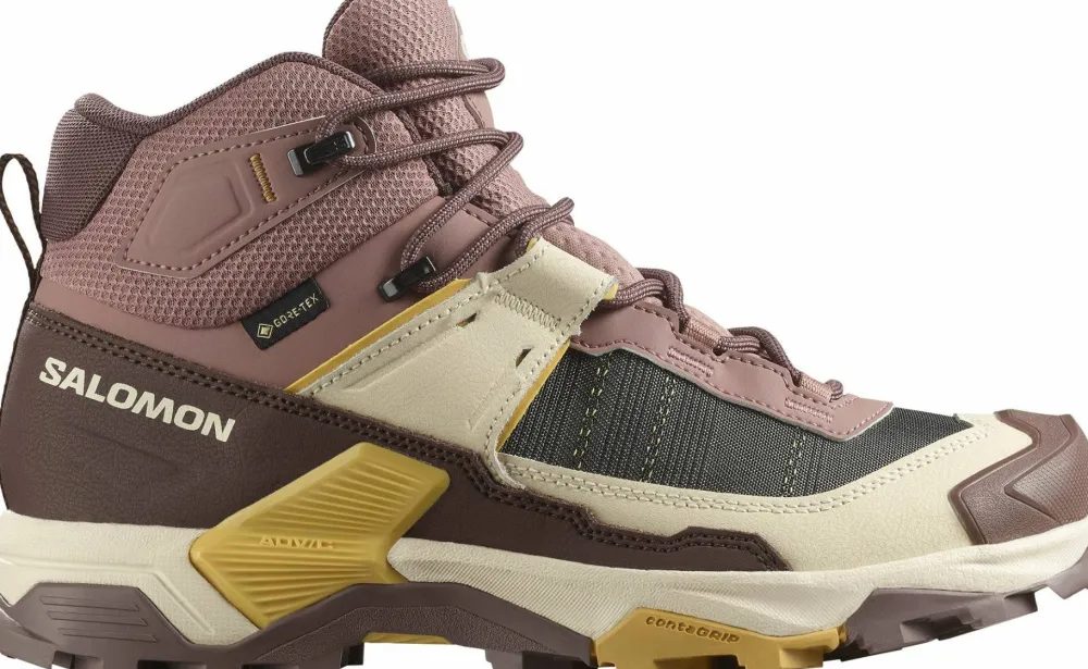 Salomon Women's X Ultra 5 Mid GORE-TEX Burlwood/French Roast/Rattan Hot