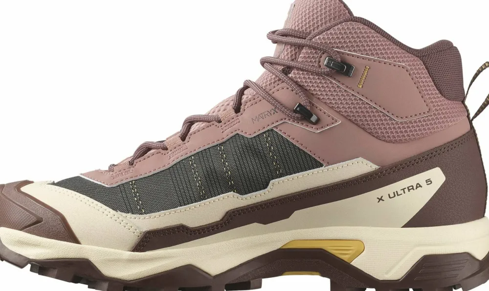 Salomon Women's X Ultra 5 Mid GORE-TEX Burlwood/French Roast/Rattan Hot