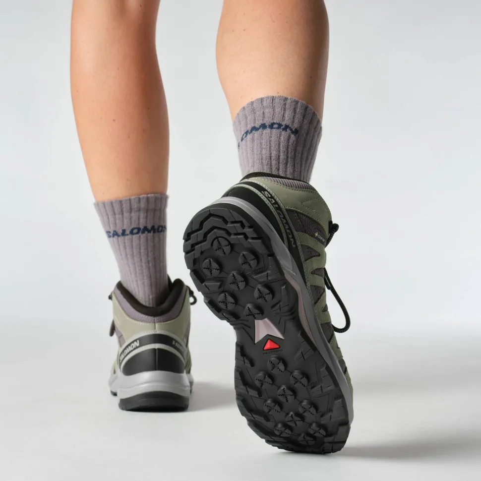 Salomon Women's X-Adventure Recon Mid GORE-TEX Excalibur/gull/nirvana