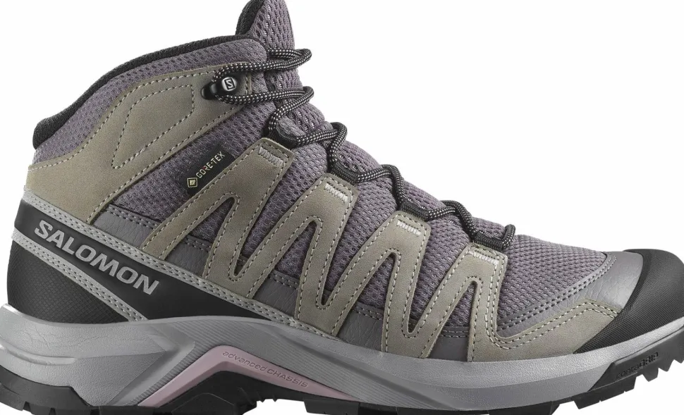 Salomon Women's X-Adventure Recon Mid GORE-TEX Excalibur/gull/nirvana