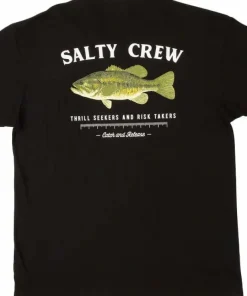 Salty Crew Men's Bigmouth Short-Sleeve Premium Tee Black