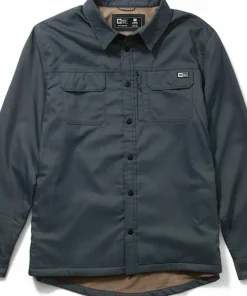 Salty Crew Men's Fathom Ls Tech Shacket Midnight Navy