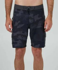 Salty Crew Men's Transom Utility Boardshort Black Camo