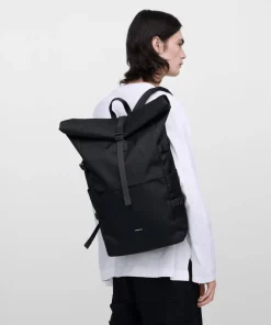 Sandqvist Icon Rolltop Backpack L Black Discount