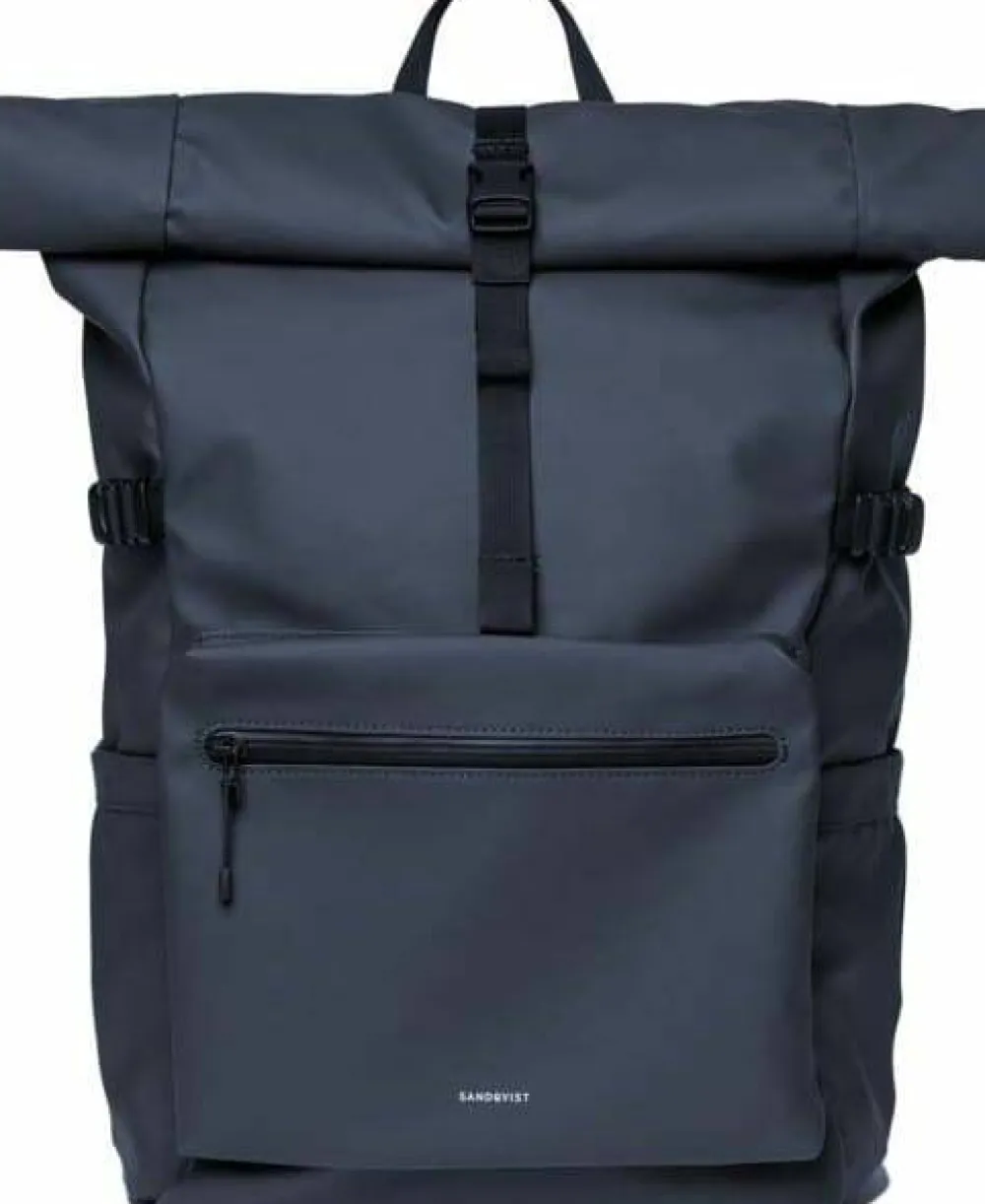 Sandqvist Stream Rolltop Backpack L Blue Clearance