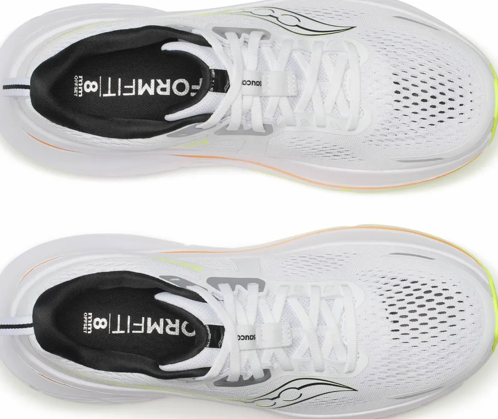 Saucony Men's Guide 18 White/peel