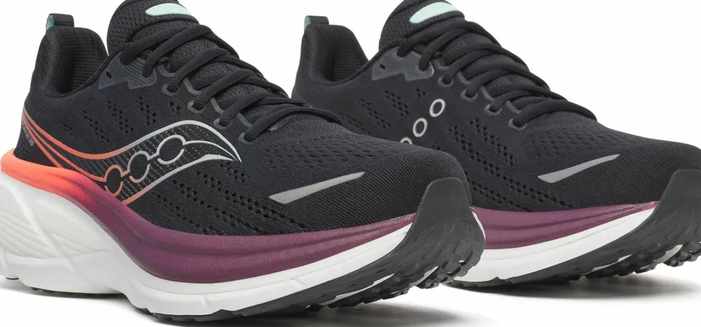 Saucony Men's Hurricane 25 Black/Crimson Hot
