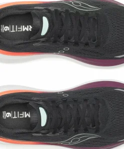 Saucony Men's Hurricane 25 Black/Crimson Hot