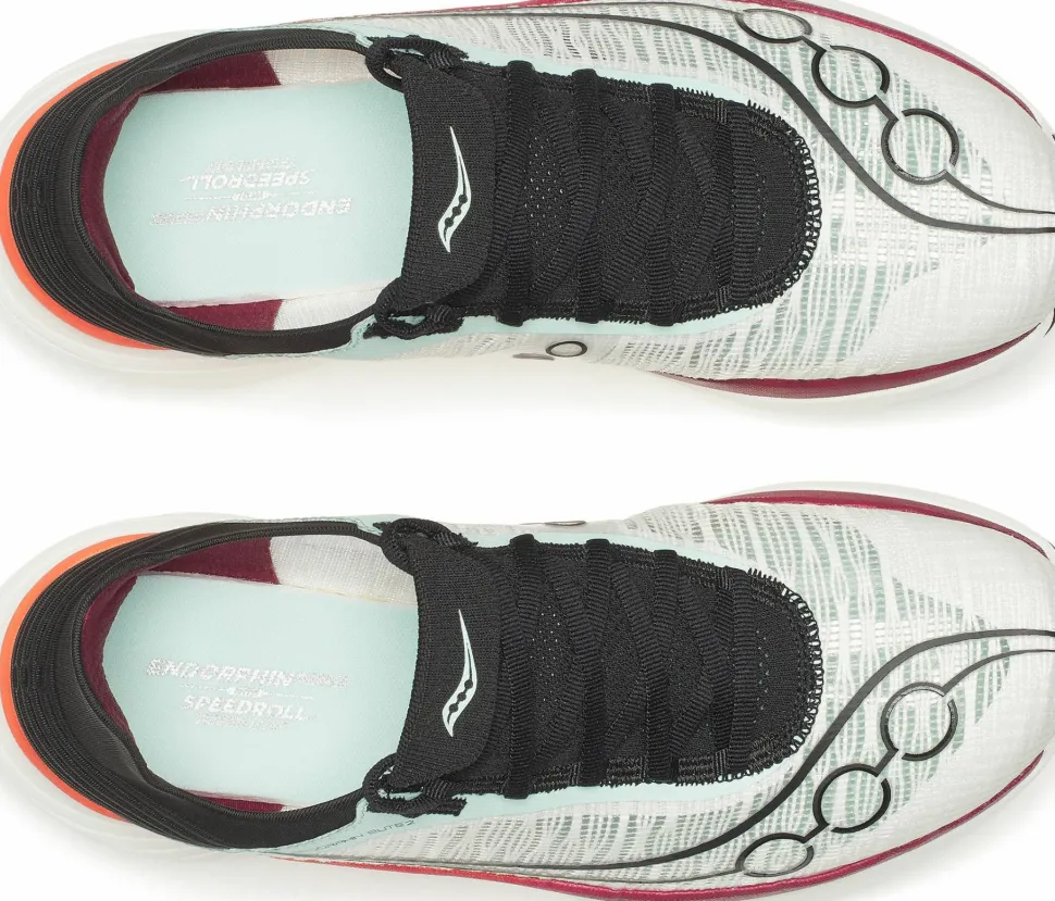 Saucony Unisex Endorphin Elite 2 White/crimson