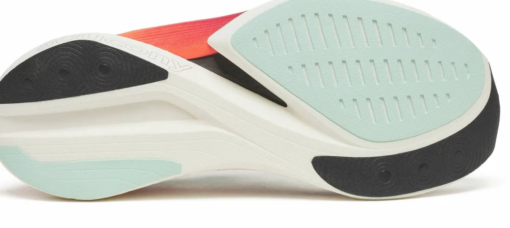Saucony Unisex Endorphin Elite 2 White/Crimson Sale