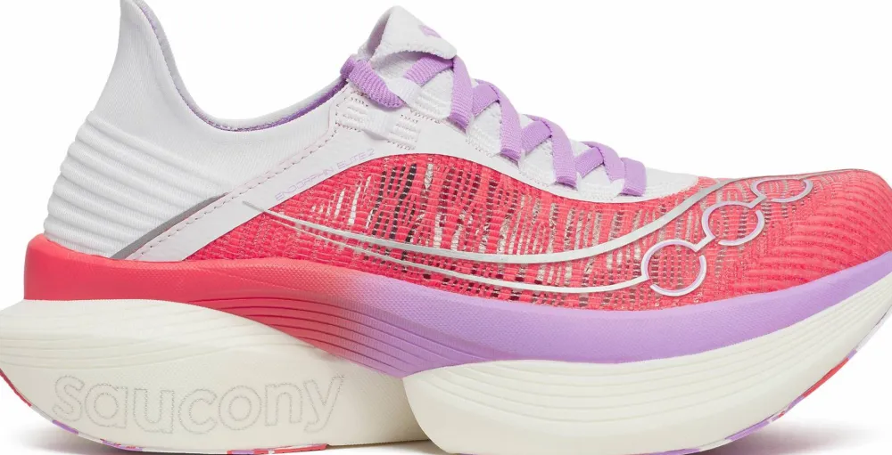 Saucony Unisex Endorphin Elite 2 Coral/White Discount