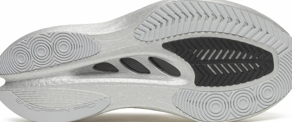 Saucony Women's Endorphin Pro 5 White/Black Clearance