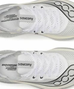Saucony Women's Endorphin Pro 5 White/Black Clearance
