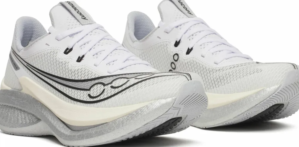 Saucony Women's Endorphin Pro 5 White/Black Clearance