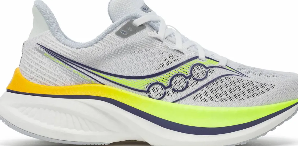 Saucony Women's Endorphin Speed 5 White/Citron Clearance