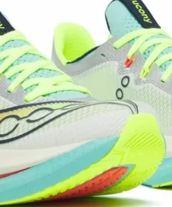 Saucony Women's Endorphin Pro 5 White/Splash Hot