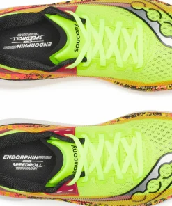 Saucony Women's Endorphin Azura Citron/black