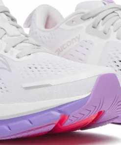 Saucony Women's Guide 18 White/Crocus