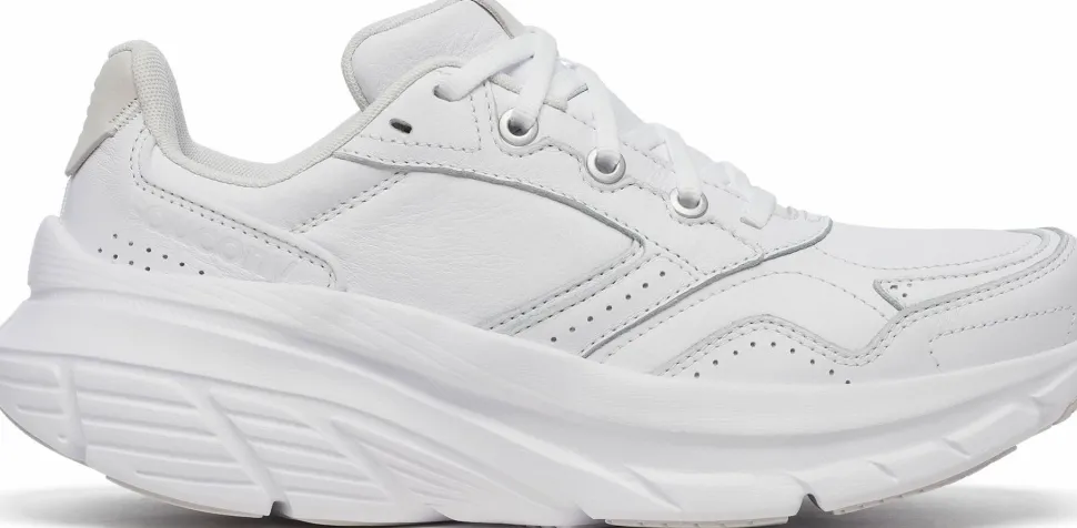 Saucony Women's Guide Metro Le Wide White