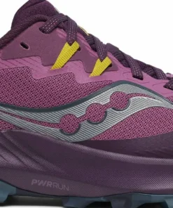 Saucony Women's Peregrine 14 Plum/Eggplant Hot