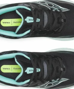 Saucony Women's Peregrine 16 GORE-TEX Black/Aqua Clearance