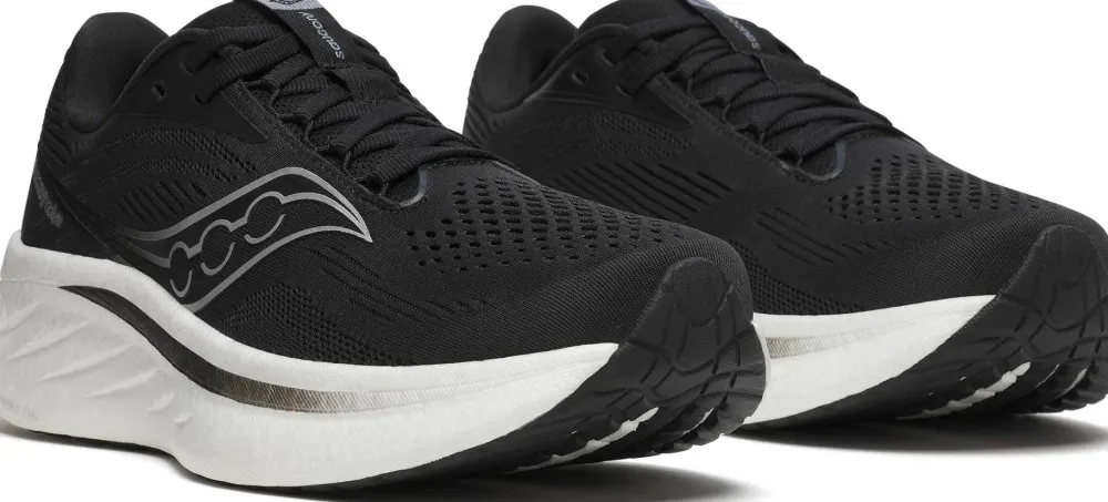 Saucony Women's Ride 18 Black/White Hot