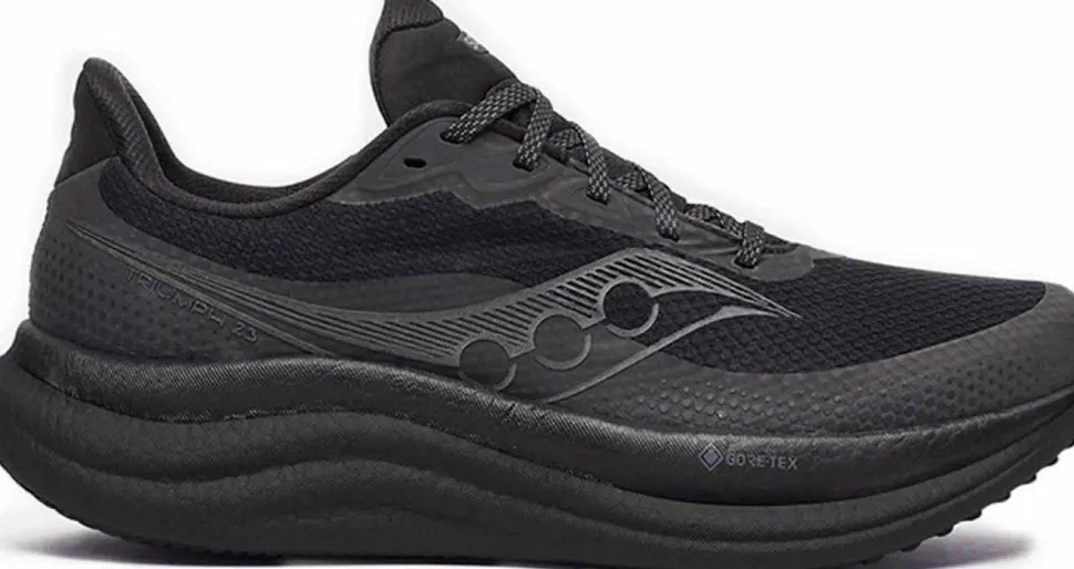 Saucony Women’s Triumph 23 GORE-TEX Triple Black