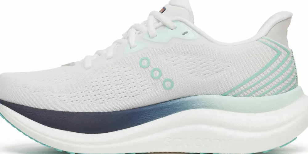Saucony Women's Triumph 23 White/Navy Clearance