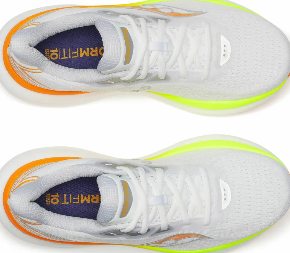 Saucony Women's Triumph 23 White/citron