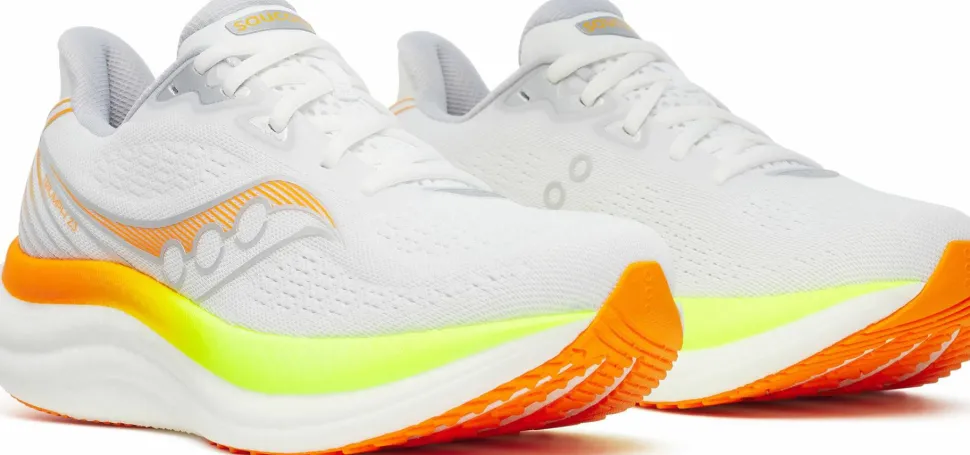 Saucony Women's Triumph 23 White/citron