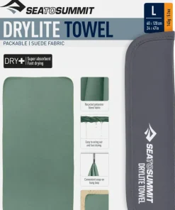 Sea To Summit Drylite Towel L Sage Green Clearance