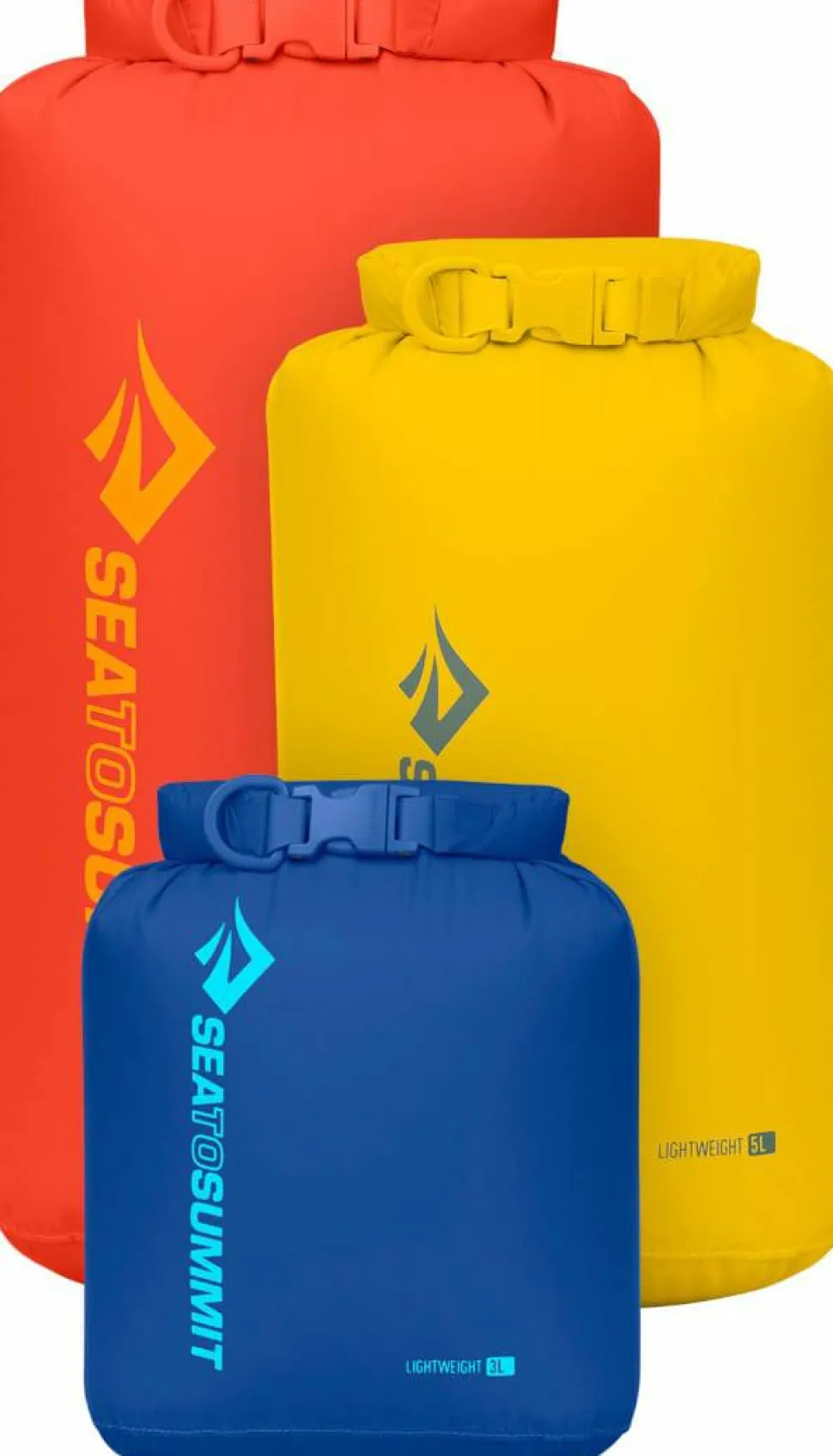Sea To Summit Lightweight Eco Dry Bag 3-Piece Set S Mixed