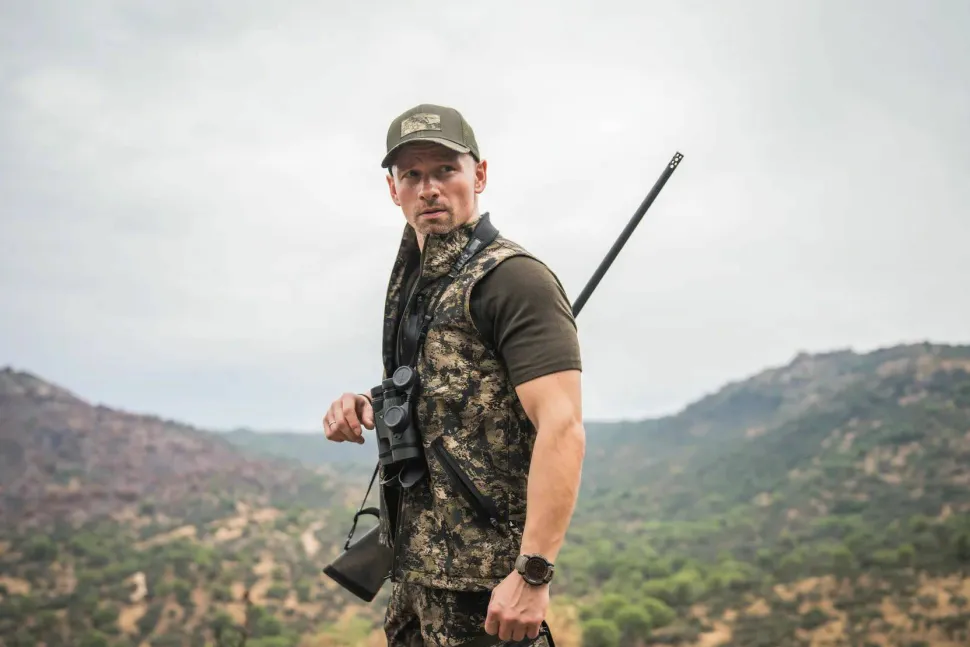 Seeland Men's Chaser Aero Camo Vest Invis Mpc Green