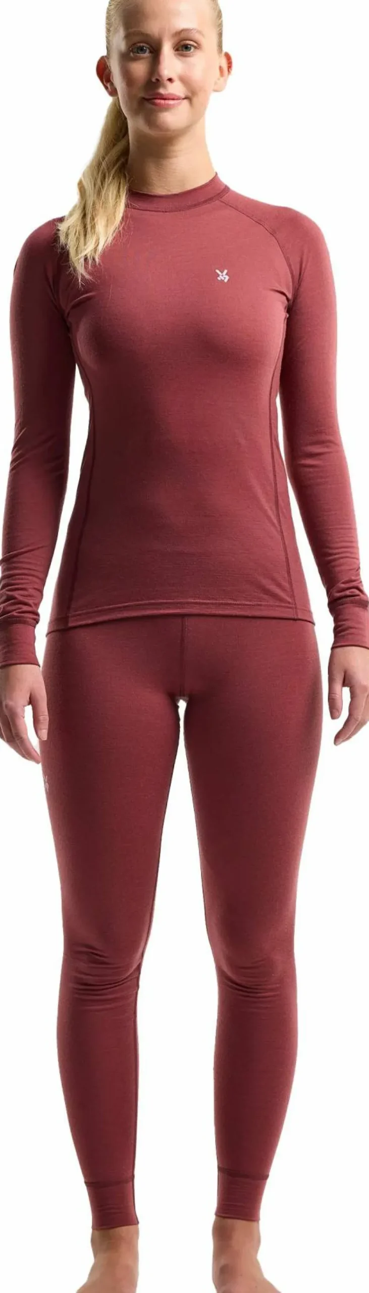 Seger Women's Termowool 150g Round Neck Rouge