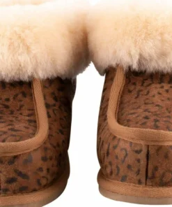 Shepherd of Sweden Women's Lena Slipper Chestnut Leopard Clearance