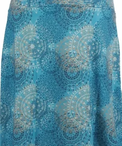 Skhoop Women's Fiona Knee Skirt Denim Blue