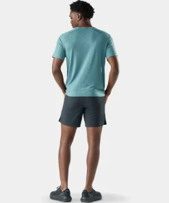 Smartwool Men's Merino Sport Ultralite Short Sleeve Dusty Teal Hot