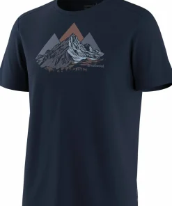 Smartwool Men's Peak Bagger Active Short Sleeve Graphic Tee Navy Hot